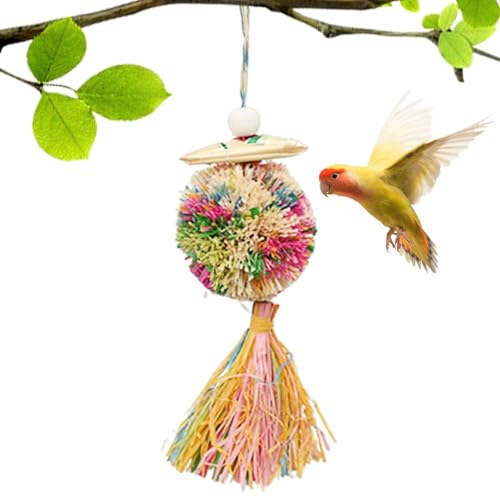 Nuyhadds Bird Shredder Ball Spielzeug, fest Shredder Toys Shredding -Spielzeuge - Käfig Shredder Cage Accessoires Tier für Sittich Lovebirds von Nuyhadds