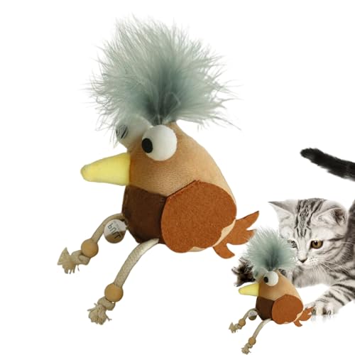 Nuyhadds Chirping Cat Toy, Vogel Interaktives Katzen Spielzeug Katzenminze, Kätzchen Zubehör Haustierbedarf Für Indoor Kleine Hunde Welpen Bewegung Beschäftigung Stimulation Anreiz Zahnen Nuyhadds Chirping Cat Toy, Vogel Interaktives Katzen Spielzeug Katzenminze, Kätzchen Zubehör Haustierbedarf Für Indoor Kleine Hunde Welpen Bewegung Beschäftigung Stimulation Anreiz Zahnen von Nuyhadds