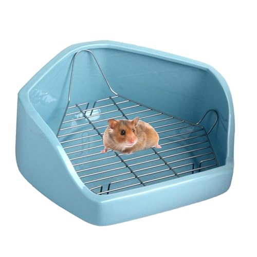 Nuyhadds Hasen-Toilettenecke, Kleintier-Katzentoilette | Pet Bunny Toilette Kleintier-Eckpfanne - Fünfeckige Tiertoilette mit Abnehmbarer Katzentoilette aus Draht für Enten und Hühner Nuyhadds Hasen-Toilettenecke, Kleintier-Katzentoilette | Pet Bunny Toilette Kleintier-Eckpfanne - Fünfeckige Tiertoilette mit Abnehmbarer Katzentoilette aus Draht für Enten und Hühner von Nuyhadds