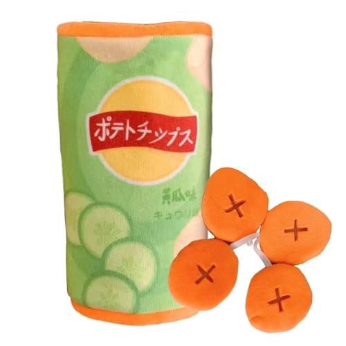 Nuyhadds Haustier -Puzzlespielzeug für Hunde, Hundespielzeug, um sie zu beschäftigen | Chips Tasche mit Welpenspielzeug | Kauen Spielzeug für kleine bis mittlere Hunde, die die Abgabe behandeln Nuyhadds Haustier -Puzzlespielzeug für Hunde, Hundespielzeug, um sie zu beschäftigen | Chips Tasche mit Welpenspielzeug | Kauen Spielzeug für kleine bis mittlere Hunde, die die Abgabe behandeln von Nuyhadds