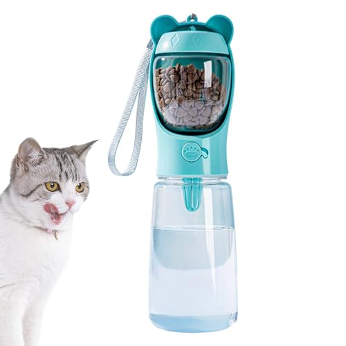 Nuyhadds Hundereisen Wasserflasche Spender, Hundwasserflasche mit Food Bowl | Welpenwasserbecher 2 in 1 | Hundereisen Accessoires, Haustier Wasserspender für Gehen Nuyhadds Hundereisen Wasserflasche Spender, Hundwasserflasche mit Food Bowl | Welpenwasserbecher 2 in 1 | Hundereisen Accessoires, Haustier Wasserspender für Gehen von Nuyhadds