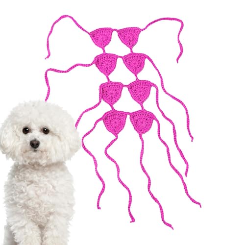 Nuyhadds Kreatives Kostüm für Katzen, Haustier-Cosplay-Kostüm - Handgefertigte Hundekleidung aus Wolle mit 8 BHS - Handgefertigtes weibliches Haustierkostüm aus Wolle für drinnen, lustige mittelgroße Nuyhadds Kreatives Kostüm für Katzen, Haustier-Cosplay-Kostüm - Handgefertigte Hundekleidung aus Wolle mit 8 BHS - Handgefertigtes weibliches Haustierkostüm aus Wolle für drinnen, lustige mittelgroße von Nuyhadds