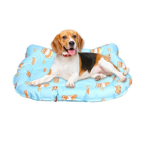 Nuyhadds Kühlmatte für Hunde, Kühlkissen für Hunde - Soft Ice Pad Kissen Katze Gel,Wasserdichtes Haustierzubehör, langlebige Haustier-Kühldecke für Hunde und Katzen im Innen- und Außenbereich Nuyhadds Kühlmatte für Hunde, Kühlkissen für Hunde - Soft Ice Pad Kissen Katze Gel,Wasserdichtes Haustierzubehör, langlebige Haustier-Kühldecke für Hunde und Katzen im Innen- und Außenbereich von Nuyhadds