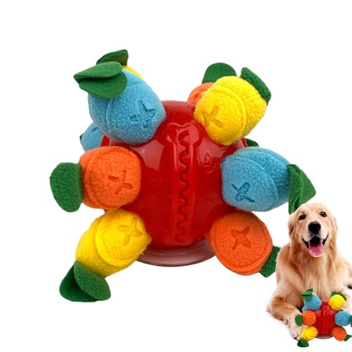 Nuyhadds Schnüffelball für Hunde, Schnüffelspielzeug für Hunde,Carrot Design Slow Feeder Treat Ball - Tragbares Schnüffelspielzeug mit Ton fördert das Training der Nahrungssuche Nuyhadds Schnüffelball für Hunde, Schnüffelspielzeug für Hunde,Carrot Design Slow Feeder Treat Ball - Tragbares Schnüffelspielzeug mit Ton fördert das Training der Nahrungssuche von Nuyhadds