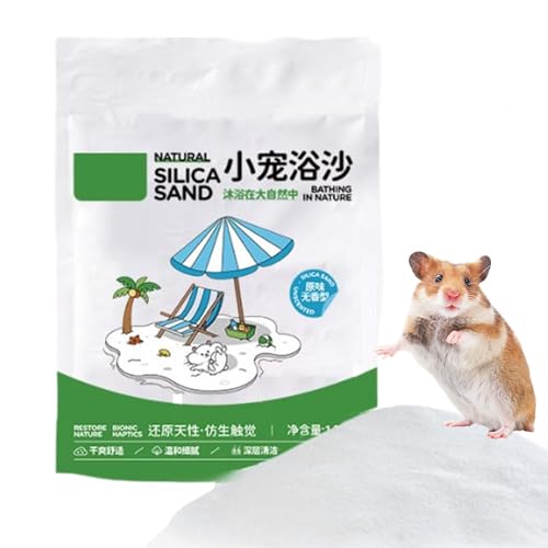 Nuyhadds Töpfchenstreusand für Hamster, Badesand für Hamster,Chinchillas Töpfchenstreu Sand Badesand - Staubfreier Hamster-Badesand für Hamster, Rennmäuse, Chinchillas, Chinchillas und andere kleine Nuyhadds Töpfchenstreusand für Hamster, Badesand für Hamster,Chinchillas Töpfchenstreu Sand Badesand - Staubfreier Hamster-Badesand für Hamster, Rennmäuse, Chinchillas, Chinchillas und andere kleine von Nuyhadds