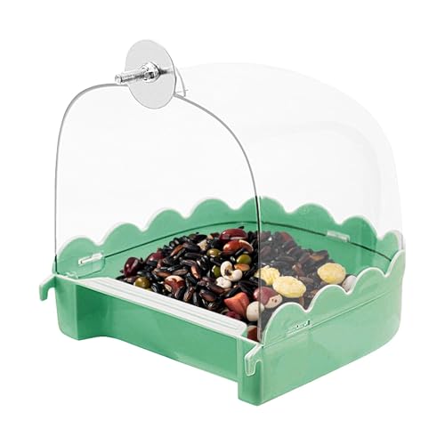 Nuyhadds Vogelbadewanne für Käfig,Vogelbadewanne für Nymphensittiche,Nymphensittich-Vogelbadewanne - Multifunktionale transparente Badewanne, Vogelkäfig-Zubehör, Vogelbad für Vögel, wie Turteltauben, Nuyhadds Vogelbadewanne für Käfig,Vogelbadewanne für Nymphensittiche,Nymphensittich-Vogelbadewanne - Multifunktionale transparente Badewanne, Vogelkäfig-Zubehör, Vogelbad für Vögel, wie Turteltauben, von Nuyhadds
