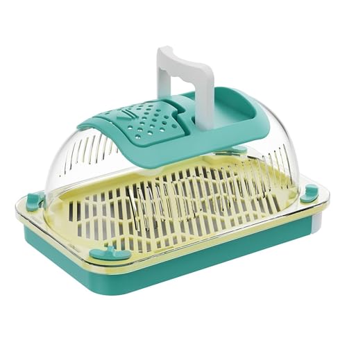 Reptilienzüchterbox - Abriebresistente -Keeper Mit Gecko -Griff, Reptilienküste Box | Atmungsaktives Tragbares Reptilienaufzugsbox Transparente Terrariumbox Reptilienzüchterbox - Abriebresistente -Keeper Mit Gecko -Griff, Reptilienküste Box | Atmungsaktives Tragbares Reptilienaufzugsbox Transparente Terrariumbox von Nuyhadds