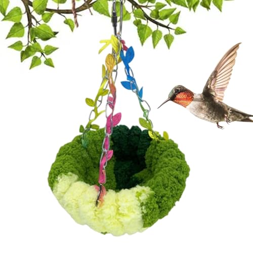 Vogel Hängematte - Plüsch Vogelbett, Multifunktionaler LoveBird Snuggle Pad | Winter Warmes Vogel Nest House, Papageienbett Hängematte Finch Käfig Plüsch Für Macaw Shoteet Cockatiels Cockatoo Lovebird Vogel Hängematte - Plüsch Vogelbett, Multifunktionaler LoveBird Snuggle Pad | Winter Warmes Vogel Nest House, Papageienbett Hängematte Finch Käfig Plüsch Für Macaw Shoteet Cockatiels Cockatoo Lovebird von Nuyhadds