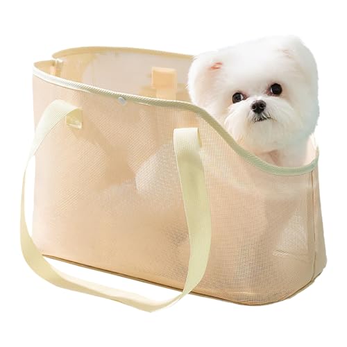 Dog Outing Bag, Portable Small Dog Carry Bag, Breathable Mesh Design to Prevent Escaping, Lightweight Tote Pack Suitable for Walking and Outdoor Adventures von Nuyhgtr