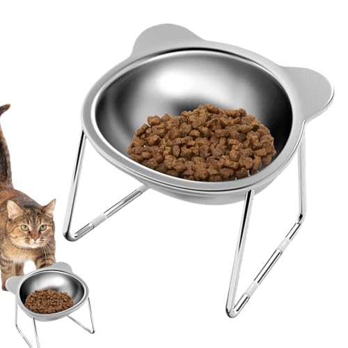 Edelstahl geneigter Katzennapf, Erhöhter Futternapf für Katzen, geneigter Edelstahl-Katzennapf, Anti-Erbrochenes Katzenfutterschüssel Erhöhter Katzennapf, Ergonomischer geneigter Katzenfutterspender, Edelstahl geneigter Katzennapf, Erhöhter Futternapf für Katzen, geneigter Edelstahl-Katzennapf, Anti-Erbrochenes Katzenfutterschüssel Erhöhter Katzennapf, Ergonomischer geneigter Katzenfutterspender, von Nuyhgtr