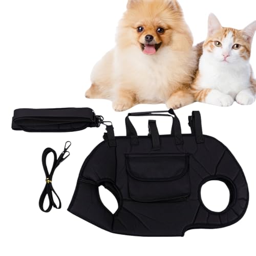Haustier Transporttasche,Welpentrage für Reisen als Sling Tasche | wasserdichte Katzentrage Mit Schultergurt Für Wanderungen Spaziergänge Camping Katzen Welpen Kleintiere von Nuyhgtr