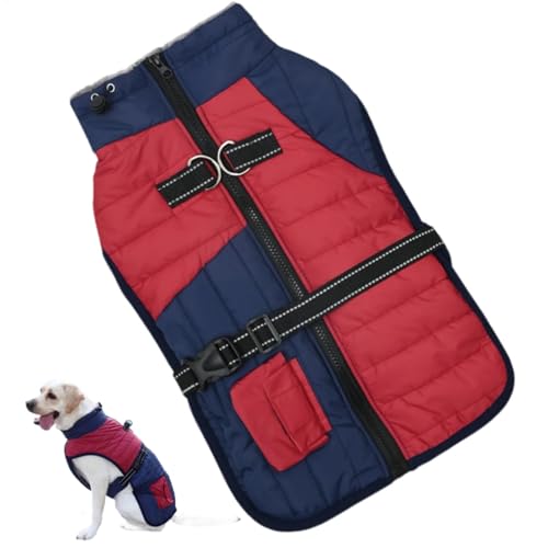 Hundebekleidung für kleine Hunde, Haustierpullover, Winterkleidung, Traktionslöcher, kleine mittelgroße Hunde, warmer Hunde-Wintermantel, Baumwollmantel, Winterkleidung mit Traktionslöchern Hundebekleidung für kleine Hunde, Haustierpullover, Winterkleidung, Traktionslöcher, kleine mittelgroße Hunde, warmer Hunde-Wintermantel, Baumwollmantel, Winterkleidung mit Traktionslöchern von Nuyhgtr