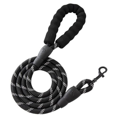 Hundetrainingsseil, reflektierendes Welpenseil, strapazierfähiges Seil, weiche Welpentraktionsleine mit gepolstertem Griff zum Erkunden von Spaziergängen Hundetrainingsseil, reflektierendes Welpenseil, strapazierfähiges Seil, weiche Welpentraktionsleine mit gepolstertem Griff zum Erkunden von Spaziergängen von Nuyhgtr