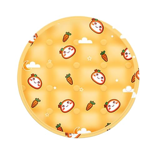Kühlmatte für Haustiere, rund, tragbar, Katzenbett, 45 x 45 cm, atmungsaktiv, weich, Isomatte für Kätzchen, Kleintiere, Innenbereich, Autoreisen, Haustiere und Welpen Kühlmatte für Haustiere, rund, tragbar, Katzenbett, 45 x 45 cm, atmungsaktiv, weich, Isomatte für Kätzchen, Kleintiere, Innenbereich, Autoreisen, Haustiere und Welpen von Nuyhgtr