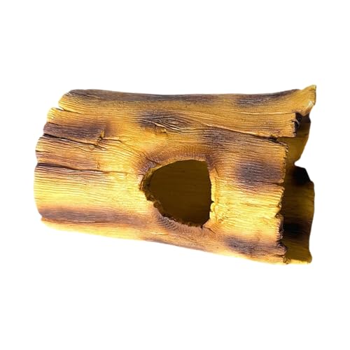 Lizard House, Terrarium Tree Texture Cave, Decorative Reptile Shelter, Climbing Basking, Aquarium Habitat Accessory, Ideal for Bearded Dragon, Spiders, Snakes, Turtles von Nuyhgtr