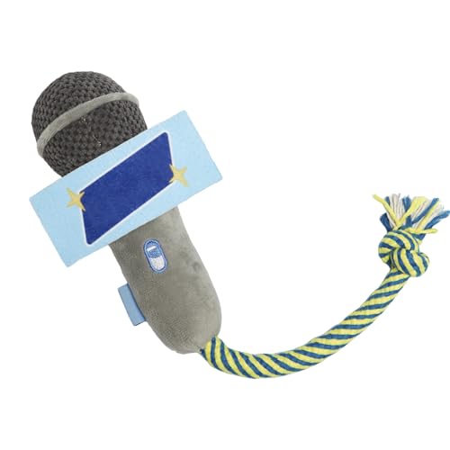 Nuyhgtr Cat Chew Toy, Microphone Catnip Plush, Interactive Rope, Soft Teether Toy for Tugging, Chewing, Tossing, Travel, Indoor Play, Home, Outdoor, Apartment Entertainment, 7.09x4.33x2.76 inches Nuyhgtr Cat Chew Toy, Microphone Catnip Plush, Interactive Rope, Soft Teether Toy for Tugging, Chewing, Tossing, Travel, Indoor Play, Home, Outdoor, Apartment Entertainment, 7.09x4.33x2.76 inches von Nuyhgtr