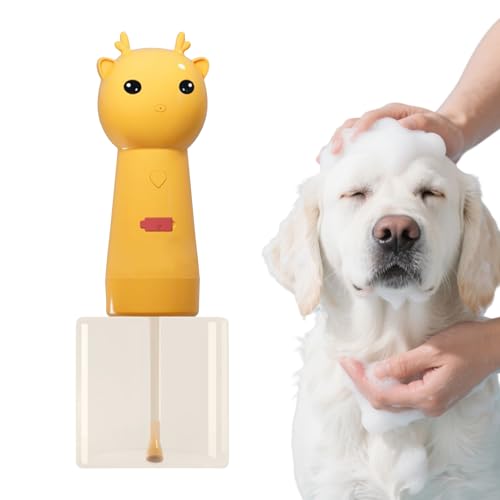 Nuyhgtr Hundeseifenspender | Wiederaufladbare Haarmischflasche Für Hundeshampoo - Haustier Bad Lotion Flasche Für Pflege Reinigung Badewanne Waschbecken von Nuyhgtr