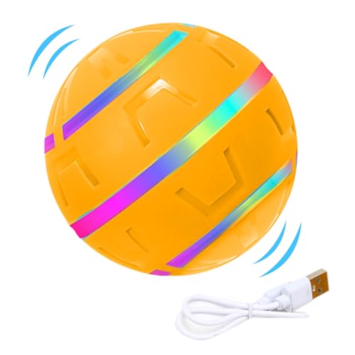 Nuyhgtr Interactive Dog Ball, Shake Pet Ball Dog Toy, USB Rechargeable with LED Lights, Vibrating Indoor Games, Active Rolling for Small, Medium, Large Breed Dogs, Fun and Engaging Play Nuyhgtr Interactive Dog Ball, Shake Pet Ball Dog Toy, USB Rechargeable with LED Lights, Vibrating Indoor Games, Active Rolling for Small, Medium, Large Breed Dogs, Fun and Engaging Play von Nuyhgtr