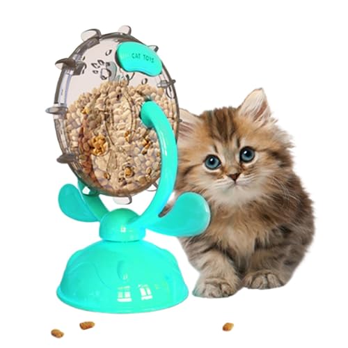 Nuyhgtr Katzen-Leckerli-Spielzeug | Interaktives Katzenspielzeug Riesenrad - Langsamer Feeder für Training, interaktiver Katzenfutter-Leckerli-Spender Spielzeug für Indoor-Katzen, 360° drehbar Nuyhgtr Katzen-Leckerli-Spielzeug | Interaktives Katzenspielzeug Riesenrad - Langsamer Feeder für Training, interaktiver Katzenfutter-Leckerli-Spender Spielzeug für Indoor-Katzen, 360° drehbar von Nuyhgtr
