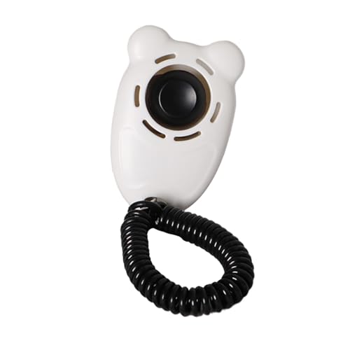 Nuyhgtr Pet Clicker Hundetraining, Welpentraining Clicker mit Armband, Hunde Verhaltenshilfe, einfach zu bedienendes Haustierwerkzeug, tragbares Zubehör für Welpen, Katzen, Vögel, 4,5 x 7 x 2 cm von Nuyhgtr