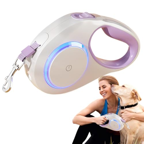 Outdoor Dog Lead, Hiking Dog Leash, Camping Dogs Lead, Retractable Dogs Leads, Led Dog Leash, Automatic Telescopic Rope, Outdoor Training Tool for Camping, Sports, Hiking, and Walking Outdoor Dog Lead, Hiking Dog Leash, Camping Dogs Lead, Retractable Dogs Leads, Led Dog Leash, Automatic Telescopic Rope, Outdoor Training Tool for Camping, Sports, Hiking, and Walking von Nuyhgtr
