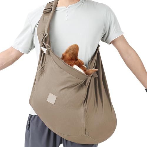 Pet Sling Carrier, Puppy Sling Carrier, Travel Dog Carrier – Comfortable and Secure Chest Bag for Small Pets, Perfect for Safe and Convenient Travel with Dogs or Cats in a Cozy Sling Design Pet Sling Carrier, Puppy Sling Carrier, Travel Dog Carrier – Comfortable and Secure Chest Bag for Small Pets, Perfect for Safe and Convenient Travel with Dogs or Cats in a Cozy Sling Design von Nuyhgtr