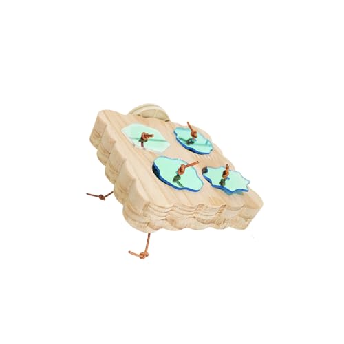 Sittich Futtersuche Spielzeug Holz Futtervogel Slow Feeder Interaktive Anreicherung Sitzstange Training Käfig Zubehör für Kleine Vögel Nymphensittiche Quadrat Dreieck Sittich Futtersuche Spielzeug Holz Futtervogel Slow Feeder Interaktive Anreicherung Sitzstange Training Käfig Zubehör für Kleine Vögel Nymphensittiche Quadrat Dreieck von Nuyhgtr