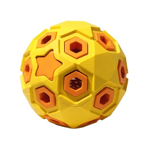 Tragbarer Quietschball für Hunde, bissfestes Hundespielzeug, interaktives Hundespielzeug, quietschender Ball, multifunktional, tragbar, bissfest, Trainingsbedarf, interaktives Hundespielzeug für von Nuyhgtr