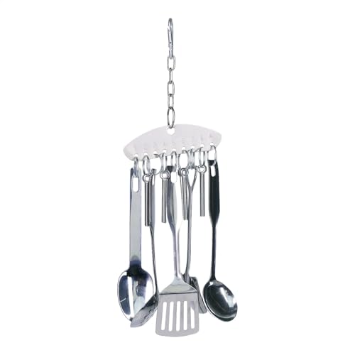 Vogelkauspielzeug für Papagei, Papagei Vogel Löffel Spielzeug, Edelstahl Vogel Spielzeug, Vogel Nagen Spielzeug, Papagei Kauspielzeug, Vogel Kauring, Papagei Spielzeug für Conures, Kakadu Vogelkauspielzeug für Papagei, Papagei Vogel Löffel Spielzeug, Edelstahl Vogel Spielzeug, Vogel Nagen Spielzeug, Papagei Kauspielzeug, Vogel Kauring, Papagei Spielzeug für Conures, Kakadu von Nuyhgtr