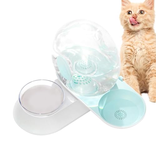 Wasserspender für Katzen und Hunde, Wasserbrunnen für Katzen,Wasserspender und Futternapf für Haustiere | Schneckenförmiger Trinkbrunnen, 2-in-1-Wasser- und Futternapf-Set für Haustiere, automatischer Wasserspender für Katzen und Hunde, Wasserbrunnen für Katzen,Wasserspender und Futternapf für Haustiere | Schneckenförmiger Trinkbrunnen, 2-in-1-Wasser- und Futternapf-Set für Haustiere, automatischer von Nuyhgtr
