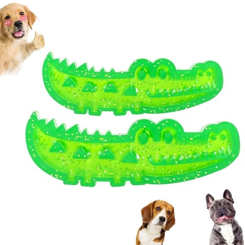 Nuyiac Slow Feed Chew and Fetch Crocodile, Dog Slow Feeder Interactive, Alligator Treat Dispenser, for Large, Medium & Small Dogs Teeth Cleaning Chewing Training von Nuyiac
