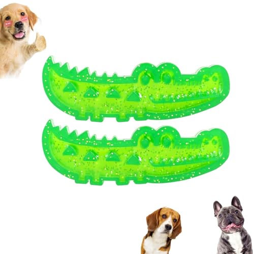 Nuyiac Slow Feed Chew and Fetch Crocodile, Dog Slow Feeder Interactive, Alligator Treat Dispenser, for Large, Medium & Small Dogs Teeth Cleaning Chewing Training von Nuyiac