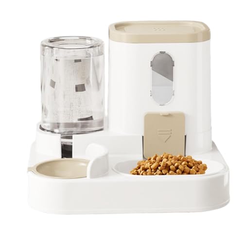 Automatischer Futterspender für Haustiere, Katzenfutterspender, automatischer Futterspender für Haustiere, 24 x 21 x 20 cm, Hundefutterspender, Haustierfutter- und Wasserspender, Wassernapf, Automatischer Futterspender für Haustiere, Katzenfutterspender, automatischer Futterspender für Haustiere, 24 x 21 x 20 cm, Hundefutterspender, Haustierfutter- und Wasserspender, Wassernapf, von Nuytghr