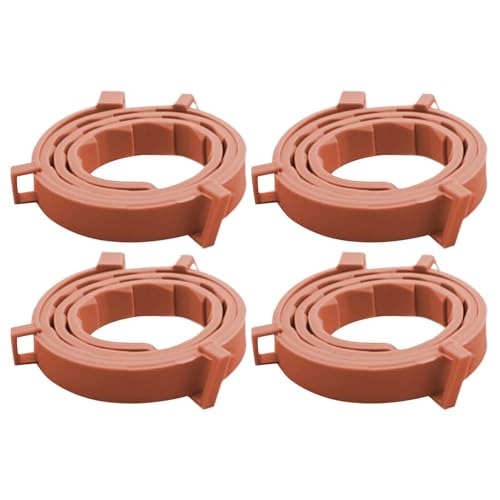 Beruhigendes Halsband für Hunde, langanhaltende Entlastungshalsbänder, 65 x 2 cm, verstellbar für Trennung, Gewitter und Spannungsentlastung, 4-teiliges Set für bequemen Haustierbedarf von Nuytghr