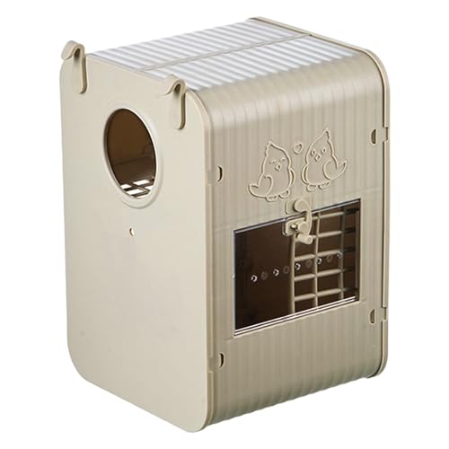 Bird Nesting Box, Bird Breeding Shelter, Visual Spacious Parrot Nest with Built-in Ladder 6.89x7.09x10.24 inches, Outdoor Birdhouse for Nature Conservation, Sparrow Feeding Bird Nesting Box, Bird Breeding Shelter, Visual Spacious Parrot Nest with Built-in Ladder 6.89x7.09x10.24 inches, Outdoor Birdhouse for Nature Conservation, Sparrow Feeding von Nuytghr