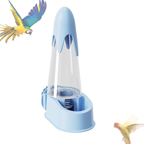Bird Water Dispenser for Cage, Automatic Drinking Bottle Feeder 6x9.5x16.5cm, Easy Install Container, Spill Proof Hydration Solution, Transparent Tube, Small Pet von Nuytghr