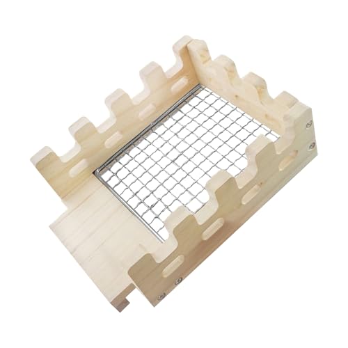 Bunny Hide, Hamster House, Decorative Wooden, 8.86x6.5x3.54 Inches, Habitat Shelter Chewing, Sleeping, Playing, Resting, Hiding, Activity Enclosure for Small Pets Bunny Hide, Hamster House, Decorative Wooden, 8.86x6.5x3.54 Inches, Habitat Shelter Chewing, Sleeping, Playing, Resting, Hiding, Activity Enclosure for Small Pets von Nuytghr