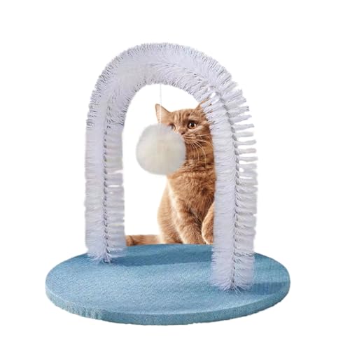 Cat Scratchers, Kitten Arch Groomer Scratching Massager Board, 13.78x11.81x13.78 Inches Rubbing Post, Hair Remover Scratching Pad, Pet Toys for Small Breeds, Travel Boredom Relief Cat Scratchers, Kitten Arch Groomer Scratching Massager Board, 13.78x11.81x13.78 Inches Rubbing Post, Hair Remover Scratching Pad, Pet Toys for Small Breeds, Travel Boredom Relief von Nuytghr