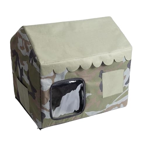 Cooling Cat House, Insulated Outdoor Pet Shelter, Enclosed Cave Bed for Kittens and Cats, 18.11 Inches All Season Hideaway for Patio, Balcony, Backyard, Lawn, Porch, Garden. Indoor Cooling Cat House, Insulated Outdoor Pet Shelter, Enclosed Cave Bed for Kittens and Cats, 18.11 Inches All Season Hideaway for Patio, Balcony, Backyard, Lawn, Porch, Garden. Indoor von Nuytghr