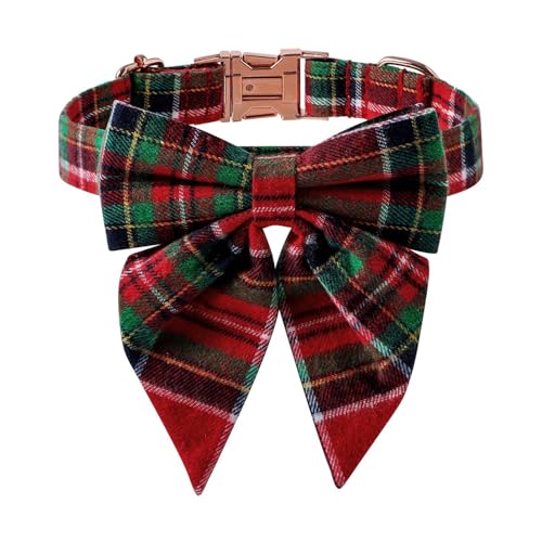 Dog Collar, Bow Tie, Adjustable Neckband, Polyester Cotton, Stylish Fit, Holiday Design, Accessory, Lightweight Build, Multiple Sizes, for Small Medium Large Breeds, Daily Walks Dog Collar, Bow Tie, Adjustable Neckband, Polyester Cotton, Stylish Fit, Holiday Design, Accessory, Lightweight Build, Multiple Sizes, for Small Medium Large Breeds, Daily Walks von Nuytghr