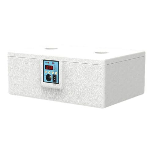 Eierbrutkasten Smart Wachtelbrutstätte 32 Eier Kapazität Wasserbett Heizsystem Präzise Temperaturregelung Energieeffizientes Design Ideal für Hinterhoffarmen, Labors von Nuytghr