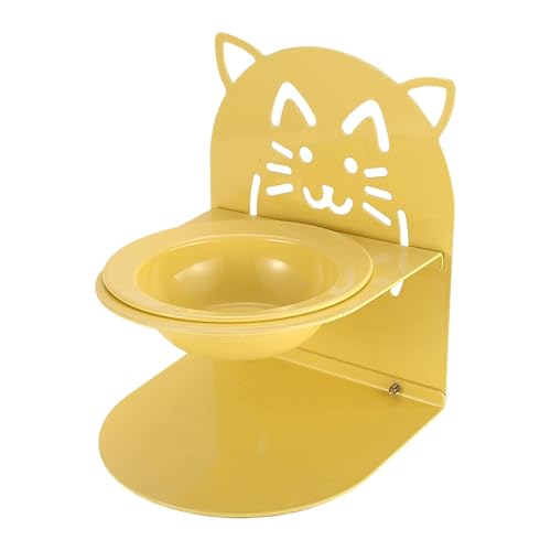 Erhöhter Futternapf für Katzen, 19,5 x 16,5 x 16 cm, Edelstahlnapf, rutschfester Boden, herausnehmbarer Napfeinsatz, Kipp-Design, kompakte Größe, für Halswirbelsäulenschutz Erhöhter Futternapf für Katzen, 19,5 x 16,5 x 16 cm, Edelstahlnapf, rutschfester Boden, herausnehmbarer Napfeinsatz, Kipp-Design, kompakte Größe, für Halswirbelsäulenschutz von Nuytghr