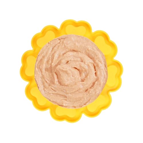 Hunde Slow Feeder Silikon Anti-Rutsch-Schüssel 55 x 55 cm Anreicherung Puzzle Schale geistig stimulierendes Spielzeug Leckerli-Spender ideal für kleine mittelgroße Rassen gesunde Ernährungslösung von Nuytghr