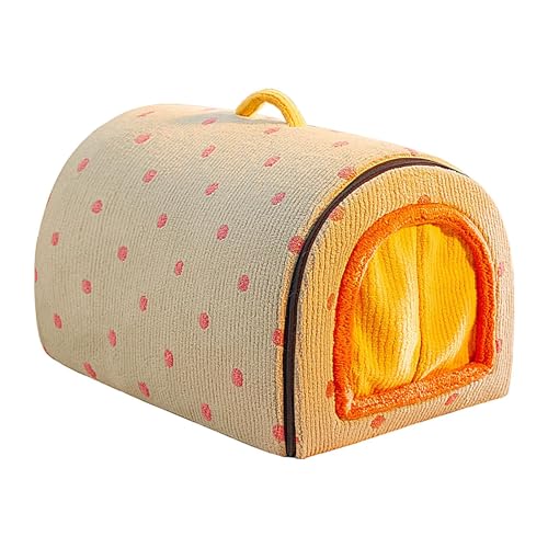 Hundehütte, geschlossenes Haustierhaus, warme Katzen- und Hundehütte, faltbares waschbares Design, gemütliches Winter-Nest, ideal für Haustiere, 40 x 35 x 32 cm Hundehütte, geschlossenes Haustierhaus, warme Katzen- und Hundehütte, faltbares waschbares Design, gemütliches Winter-Nest, ideal für Haustiere, 40 x 35 x 32 cm von Nuytghr