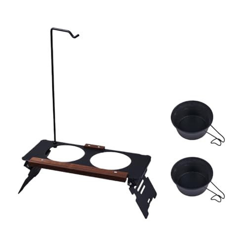 Hundenapfständer, multifunktionaler Metallhalter, Lampenregal-Design, Haustier-Reisegeschirr, 39 x 17 x 10 cm, ideal für Autofahrten, -Abenteuer, Outdoor/Indoor Hundenapfständer, multifunktionaler Metallhalter, Lampenregal-Design, Haustier-Reisegeschirr, 39 x 17 x 10 cm, ideal für Autofahrten, -Abenteuer, Outdoor/Indoor von Nuytghr
