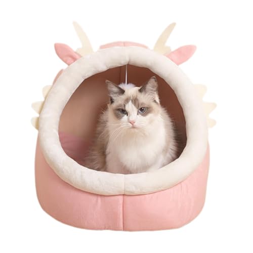 Katzenbetthöhle, warmes Haustierhöhlenbett, Plüsch-Katzen-Schlafnest, Kätzchenbetten, Schlafnest, geeignet für Hauskatzen, Kaninchen und Hasen Katzenbetthöhle, warmes Haustierhöhlenbett, Plüsch-Katzen-Schlafnest, Kätzchenbetten, Schlafnest, geeignet für Hauskatzen, Kaninchen und Hasen von Nuytghr