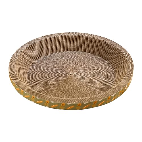 Katzenkratzpad | Karton Katzenkratzer | Interaktiver Katzenkratzer, Katzenkratzer mit Kratzen, umweltfreundlicher Katzenkratzer, Haustierbedarf für Indoor-Katzen, aktive Spielunterstützung Katzenkratzpad | Karton Katzenkratzer | Interaktiver Katzenkratzer, Katzenkratzer mit Kratzen, umweltfreundlicher Katzenkratzer, Haustierbedarf für Indoor-Katzen, aktive Spielunterstützung von Nuytghr