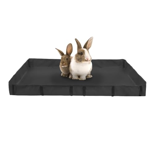 Nuytghr Bunny Cage Liner, wiederverwendbare -Bettwäschematte für kleine Tiere, Igel, Hamster, Chinchilla, PVC-Netzstoff, 141 x 69 x 11 cm Nuytghr Bunny Cage Liner, wiederverwendbare -Bettwäschematte für kleine Tiere, Igel, Hamster, Chinchilla, PVC-Netzstoff, 141 x 69 x 11 cm von Nuytghr