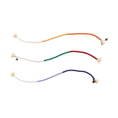 Nuytghr Cat Chew, Bite Rope, 27.6 inches, Teething Toy, Texture, Interactive Cleaning, Lightweight and Sturdy Design, Three Pack Option, Fun Toy for Small Medium Kittens Pets Animals Nuytghr Cat Chew, Bite Rope, 27.6 inches, Teething Toy, Texture, Interactive Cleaning, Lightweight and Sturdy Design, Three Pack Option, Fun Toy for Small Medium Kittens Pets Animals von Nuytghr