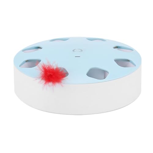 Nuytghr Cat Feathers Toy, Automatic Whack Game, Rechargeable Interactive Feather, 7 Holes for Exciting Players, Fun Exercise for Kittens, Indoor, Stimulating Toy for Cats Nuytghr Cat Feathers Toy, Automatic Whack Game, Rechargeable Interactive Feather, 7 Holes for Exciting Players, Fun Exercise for Kittens, Indoor, Stimulating Toy for Cats von Nuytghr